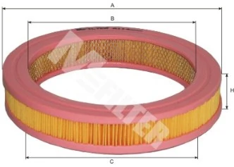 Filtro de aire para Honda Civic AL, AJ, AG, AH