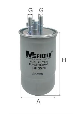 Filtro de combustible E148158 Peugeot/Citroen