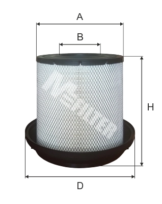 K117875N50 Knorr-bremse Filtro de aire de motor