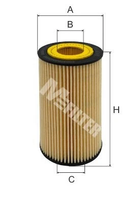 Filtro de aceite 1682954880 Peugeot/Citroen