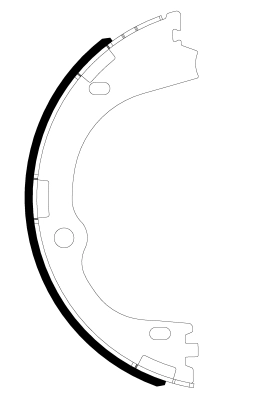 Zapatas de freno de estacionamiento para Hyundai Tucson III TL