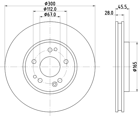 8DD355102851 HELLA Discos
