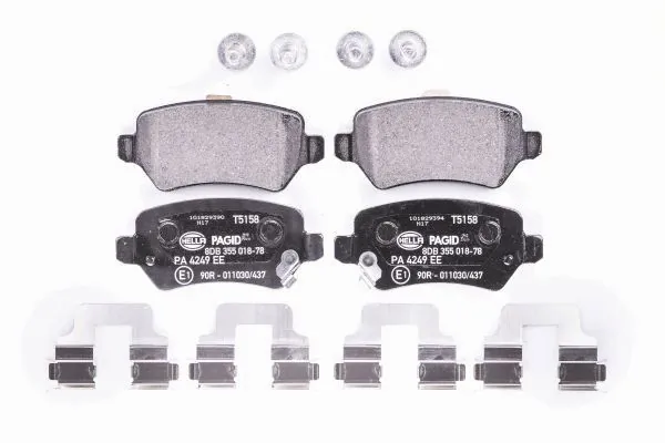 Comprar 8DB355018781 HELLA Pastillas de freno traseras
