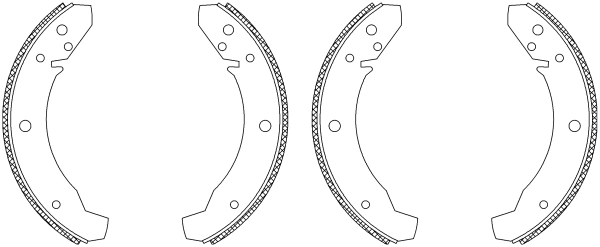 Zapatas de freno 113698075 VAG