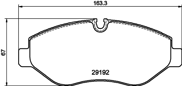 8DB355005521 HELLA Pastillas delanteras