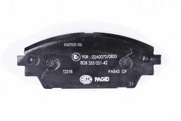 Pastillas de freno 8DB355021421 HELLA