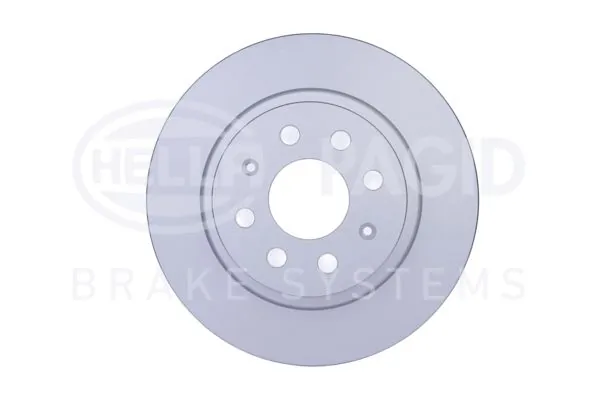Disco de freno trasero 8DD355112621 HELLA