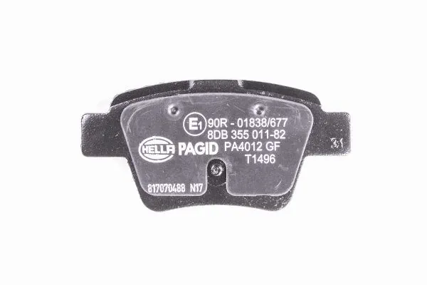 Comprar 8DB355011821 HELLA Pastillas de freno traseras
