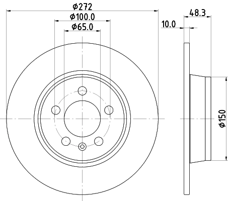 Comprar 1618886780 Peugeot/Citroen Disco de freno trasero