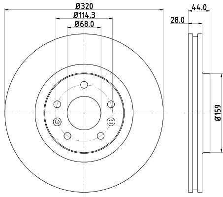 8DD355129111 HELLA Discos