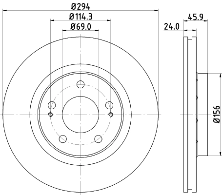 8DD355111571 HELLA Discos