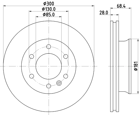 Discos para Mercedes Sprinter III 5-t 907, 910