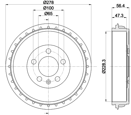 Comprar Tambor de freno trasero Volkswagen Polo VI AW1, BZ1, AE1