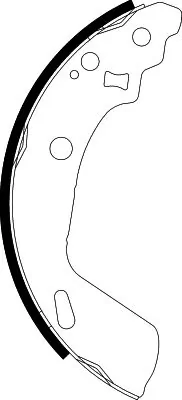 5320068L01 Subaru Zapatas de freno de tambor traseras