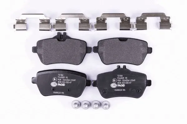  Pastillas de freno traseras Mercedes S 