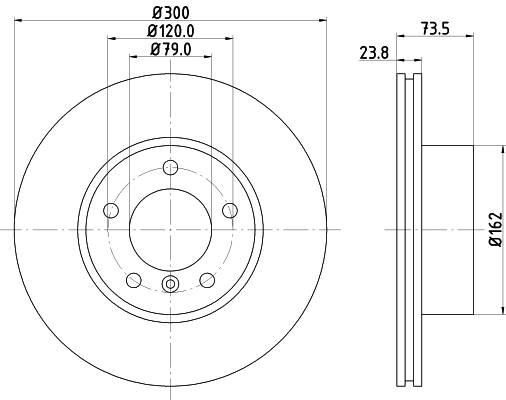 8DD355111921 HELLA Discos