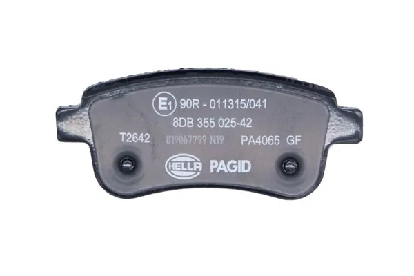 Pastillas de freno traseras 8DB355025421 HELLA