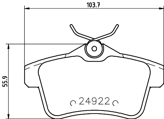 8DB355014531 HELLA Pastillas freno traseras