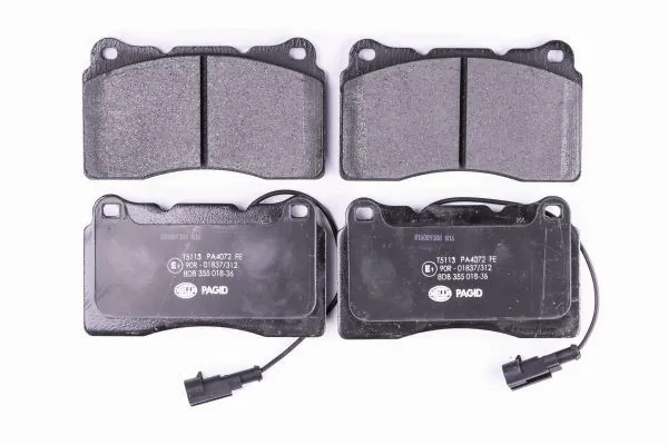 Pastillas de freno 8DB355018361 HELLA
