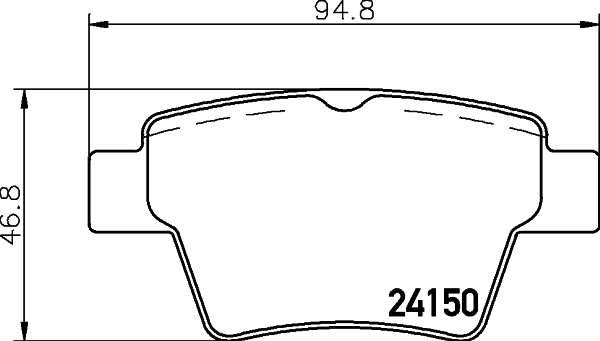 8DB355011821 HELLA Pastillas freno traseras