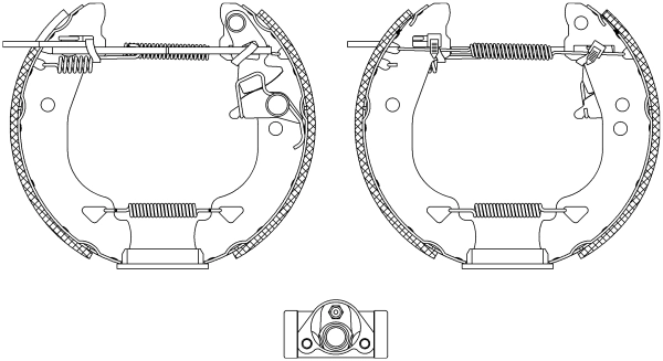 Zapatas de freno 9945640 Fiat/Alfa/Lancia