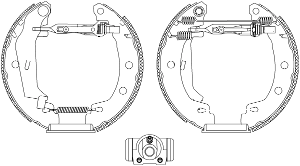Zapatas de freno de tambor traseras HELLA 8DB355004691 precio, desde 18,03 EUR