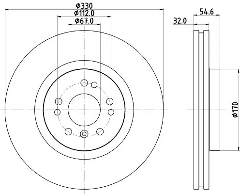 8DD355113171 HELLA Discos