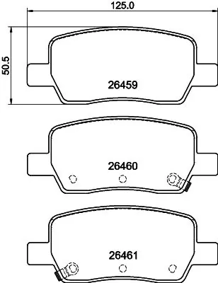 Pastillas traseras de freno KIA Sorento IV SUV (MQ4, MQ4A) (2020 - 2026) precio, desde 31,36 EUR