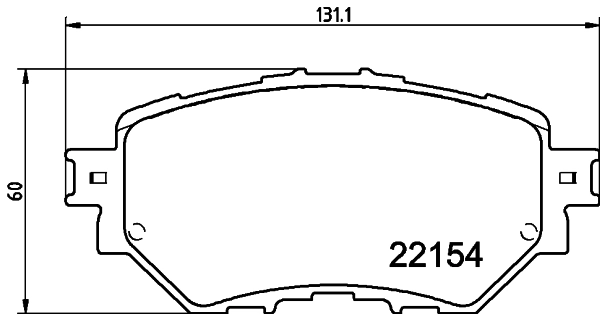 8DB355032091 HELLA Pastillas delanteras