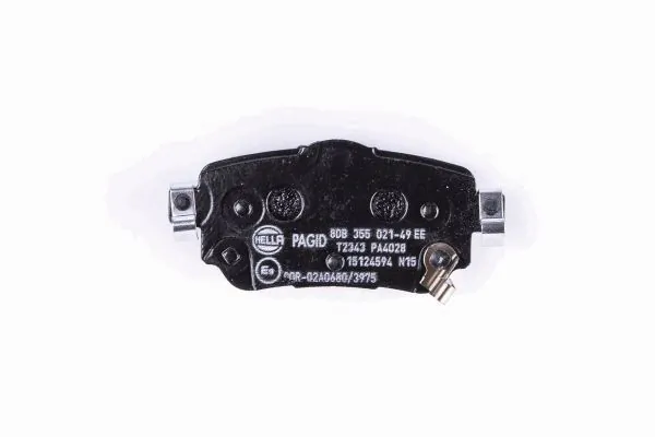 Pastillas de freno traseras 8DB355021491 HELLA
