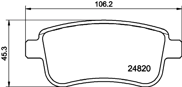 8DB355025421 HELLA Pastillas freno traseras