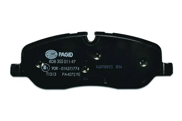 Pastillas de freno 8DB355011971 HELLA