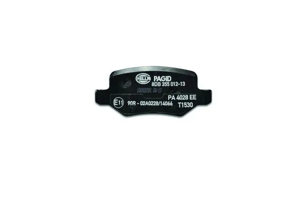 Pastillas de freno traseras 8DB355012131 HELLA