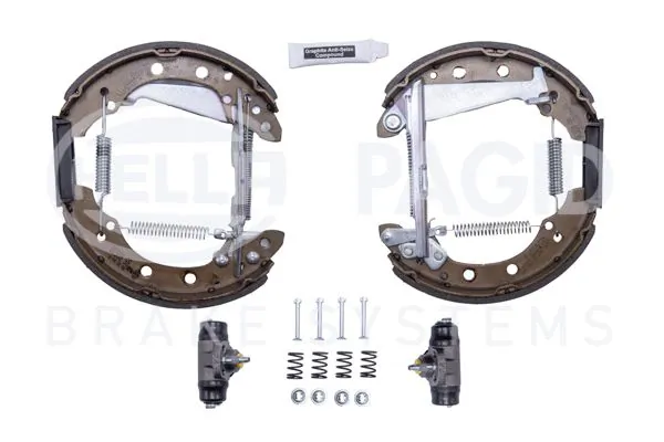 Juego de zapatas de frenos de tambor, con cilindros, completo Volkswagen Passat B2