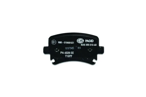 Pastillas de freno traseras 8DB355010601 HELLA