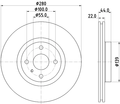 8DD355132111 HELLA Discos