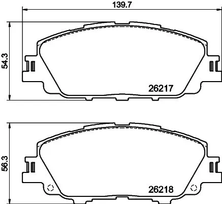 Pastillas freno delanteras Toyota 0446502460 precio, desde 32,94 EUR