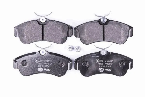 Pastillas de freno 8DB355018011 HELLA