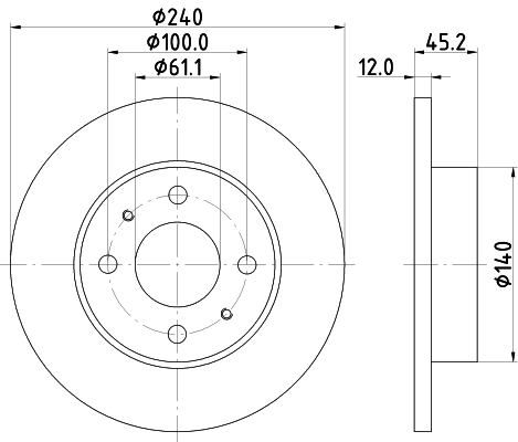 8DD355102291 HELLA Discos