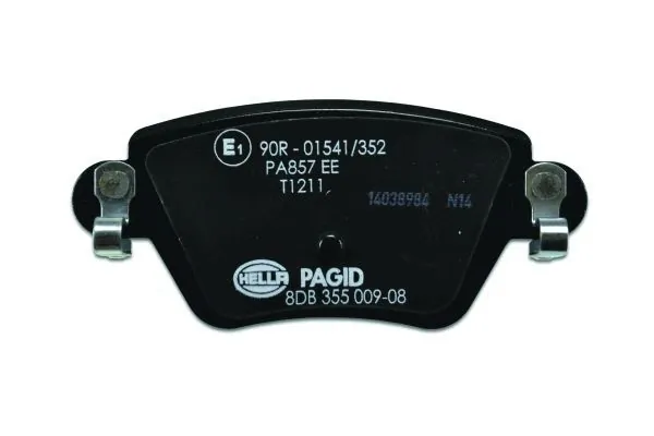 Pastillas de freno traseras 8DB355009081 HELLA