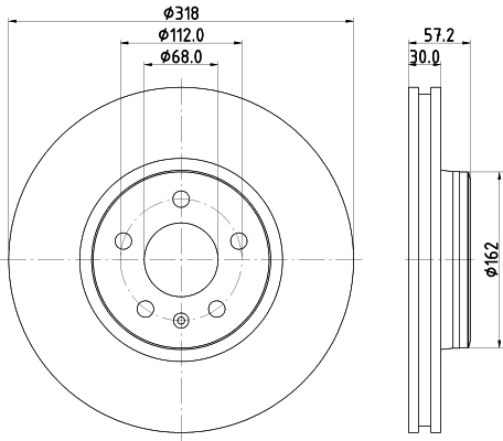 8DD355125181 HELLA Discos