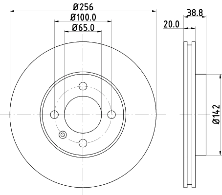 8DD355101321 HELLA Discos