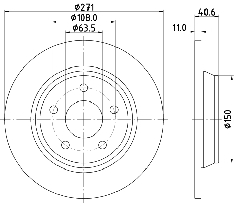 8DD355132031 HELLA Discos