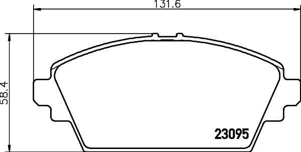 8DB355011951 HELLA Pastillas delanteras