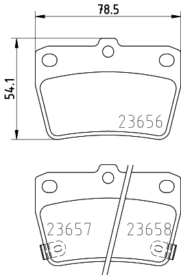 8DB355010521 HELLA Pastillas freno traseras