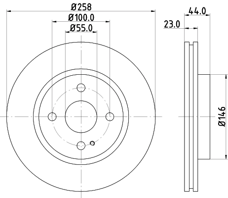 8DD355128851 HELLA Discos