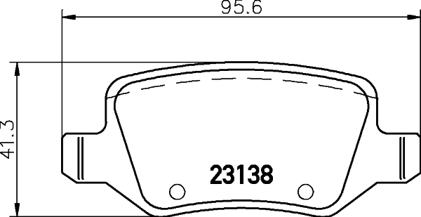 Pastillas traseras HELLA 8DB355012131