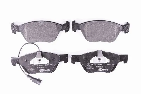 HELLA 8DB355011211 término análogo FIAT 7 736 665 9 pastillas de freno delanteras