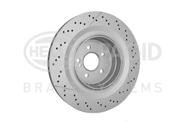 Disco de freno trasero 8DD355126871 HELLA