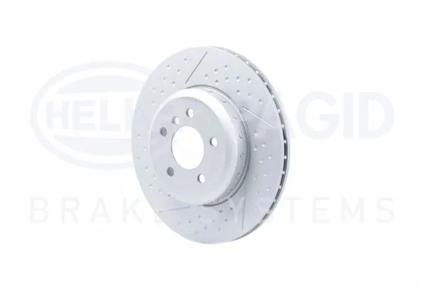 Disco de freno trasero 8DD355120781 HELLA